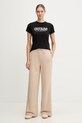 Guess t-shirt bawełniany KETTY V6RI10.I3Z14 czarny SS26