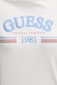 Guess t-shirt bawełniany ALDA V6RI16.I3Z14 beżowy