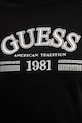 Guess t-shirt bawełniany ALDA V6RI16.I3Z14 czarny