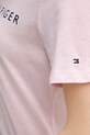 Tommy Hilfiger tričko dámske bavlnené WW0WW40276. ružová