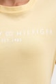 Tommy Hilfiger t-shirt bawełniany WW0WW40276. żółty