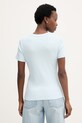 Îmbrăcăminte Tommy Hilfiger tricou de damă din bumbac WW0WW40587. albastru
