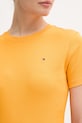 Tommy Hilfiger tričko dámské bavlněné WW0WW40587. oranžová