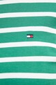 Βαμβακερό μπλουζάκι Tommy Hilfiger WW0WW40587. πράσινο