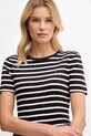 Tommy Hilfiger t-shirt bawełniany czarny WW0WW40587.