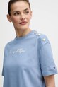 Tommy Hilfiger t-shirt bawełniany niebieski WW0WW47819