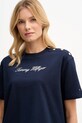 Tommy Hilfiger t-shirt bawełniany granatowy WW0WW47819