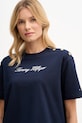Tommy Hilfiger t-shirt bawełniany granatowy WW0WW47819