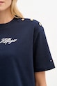 Tommy Hilfiger t-shirt bawełniany WW0WW47819 granatowy