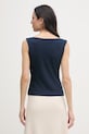 Odzież Tommy Hilfiger top damski WW0WW47807 granatowy