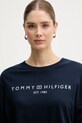 Tommy Hilfiger t-shirt bawełniany granatowy WW0WW47811