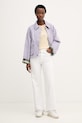 Tommy Hilfiger tričko dámske bavlnené WW0WW47811 béžová SS26