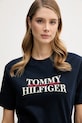 Tommy Hilfiger t-shirt bawełniany granatowy WW0WW47884