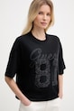 Guess oversize tričko dámske bavlnené čierna W6RI12.K9RM1