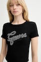 Guess t-shirt czarny W6RI22.KA0H1