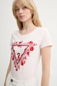 Guess t-shirt różowy W6RI23.J1314