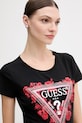 Guess t-shirt czarny W6RI23.J1314