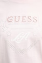 Guess t-shirt bawełniany W6RI30.I3Z14 różowy