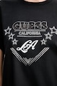 Guess t-shirt bawełniany W6RI30.I3Z14 czarny