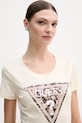 Guess t-shirt LEO beżowy W6RI32.J1314