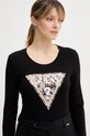 Guess longsleeve LEO czarny W6RI33.J1314