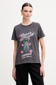 Guess t-shirt bawełniany nadruk szary W6RI38.I3Z14