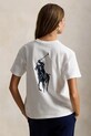 Polo Ralph Lauren tricou din bumbac 211A96263 alb SS26