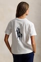 Polo Ralph Lauren tricou din bumbac 211A96263 alb SS26