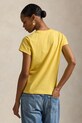 Polo Ralph Lauren t-shirt bawełniany 211B14605 żółty SS26