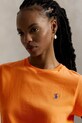 Polo Ralph Lauren t-shirt bawełniany pomarańczowy 211B14605