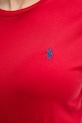 Bombažna kratka majica Polo Ralph Lauren 211B14605 rdeča