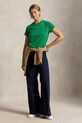 Odzież Polo Ralph Lauren t-shirt bawełniany damski 211B14605 zielony