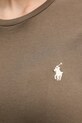 Polo Ralph Lauren t-shirt bawełniany 211B14605 brązowy