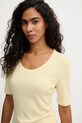 Calvin Klein t-shirt żółty LV044E267G