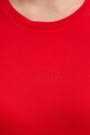 Bombažna kratka majica Calvin Klein LV044E205G rdeča