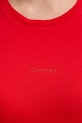 Bombažna kratka majica Calvin Klein LV044E205G rdeča