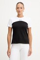 Karl Lagerfeld t-shirt bawełniany regular czarny B1W17008