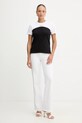 Karl Lagerfeld t-shirt bawełniany B1W17008 czarny SS26