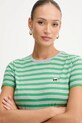 Karl Lagerfeld tricou din bumbac IKON verde B1W17037