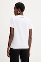 Ρούχα Βαμβακερό μπλουζάκι Karl Lagerfeld IKON B1W17038 λευκό