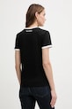 Odzież Karl Lagerfeld t-shirt bawełniany IKON B1W17040 czarny