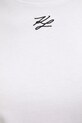 Karl Lagerfeld t-shirt bawełniany KL ESSENTIAL B1W17091 biały