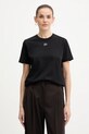 Karl Lagerfeld t-shirt bawełniany KL ESSENTIAL bawełna czarny B1W17091