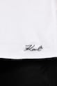 Karl Lagerfeld top plażowy bawełniany B1W46024 biały