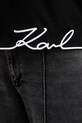 Karl Lagerfeld t-shirt bawełniany B1W17031 czarny
