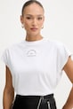 Karl Lagerfeld t-shirt bawełniany biały B1W17032