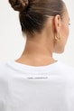 Karl Lagerfeld t-shirt bawełniany B1W17032 biały