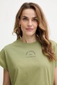 Karl Lagerfeld t-shirt bawełniany zielony B1W17032