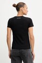 Odzież Karl Lagerfeld t-shirt bawełniany B1W17033 czarny