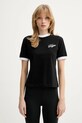 MSGM t-shirt bawełniany regular czarny 4041MDM112D.267002